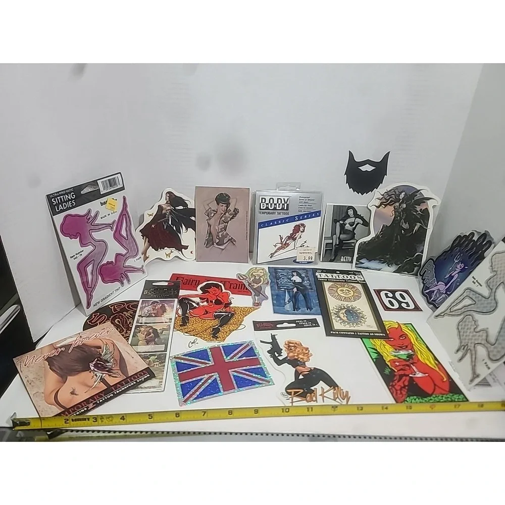Adult 18+ Sticker Collection Lot of 20 Some From Hot Topic Spencers